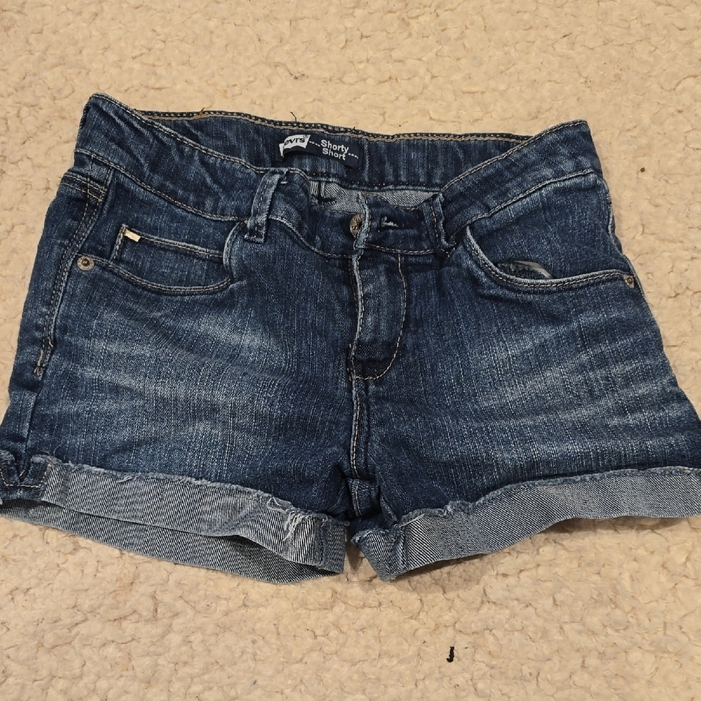 Levi's Blue Denim Cut-Off Shorts